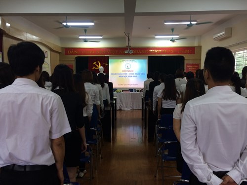Trường mầm non Đô thị Việt Hưng tổ chức“ Hội nghị cán bộ giáo viên – công nhân viên năm học 2016- 2017”